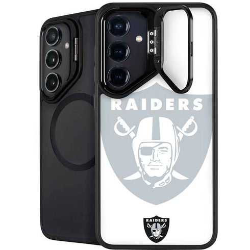 NFL Las Vegas Raiders Double Vision Galaxy S24 FE Kickstand Case